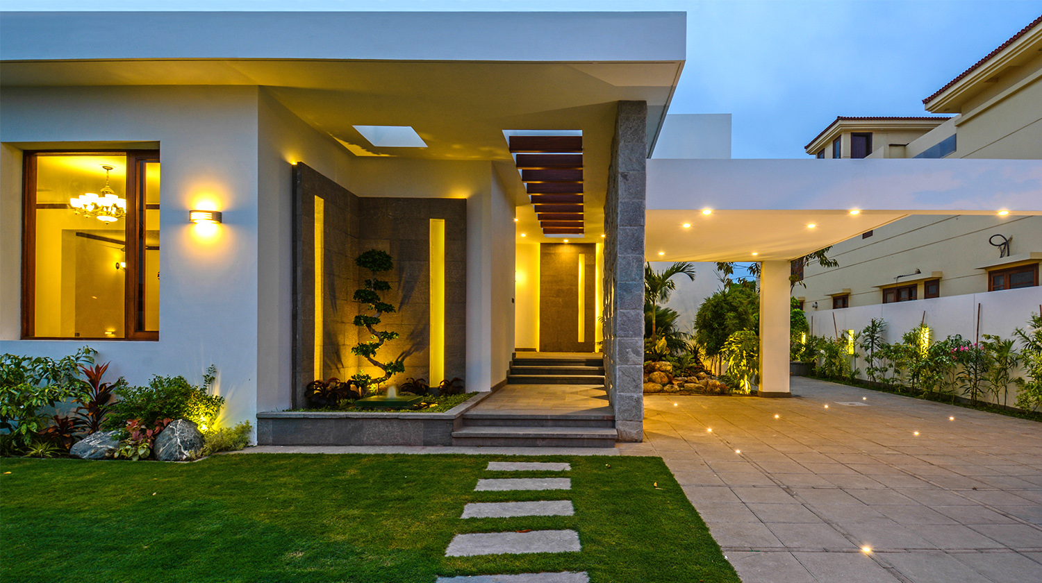 Modern property exterior in Karachi
